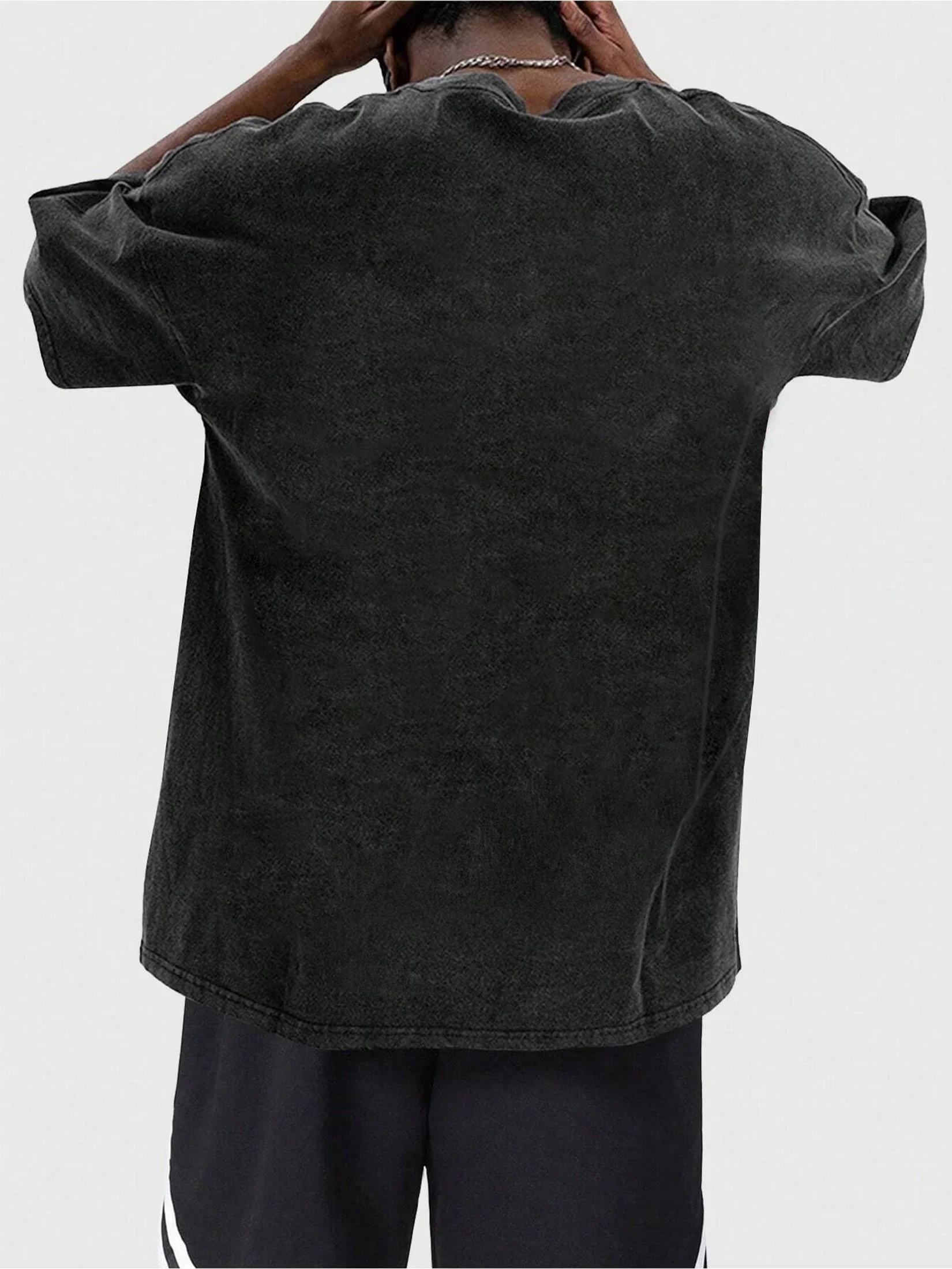 تي شيرت Grace Three Days - قميص ذو شريط معدني - أبدا متأخر جدًا، عتيق مغسول، سمك الباتيك المتعثر، مضحك #3