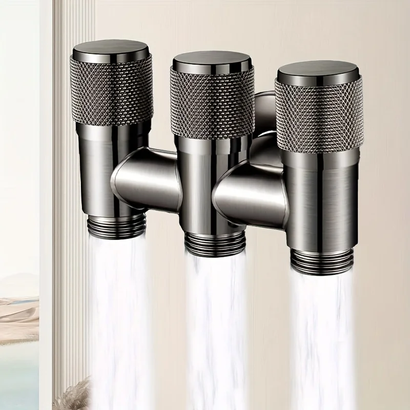 

Трехходовой угловой клапан для ванной, балкона, кухни, фитинги для впускного клапана, фитинги для унитаза, сантехнические фитинги для ванной комнаты