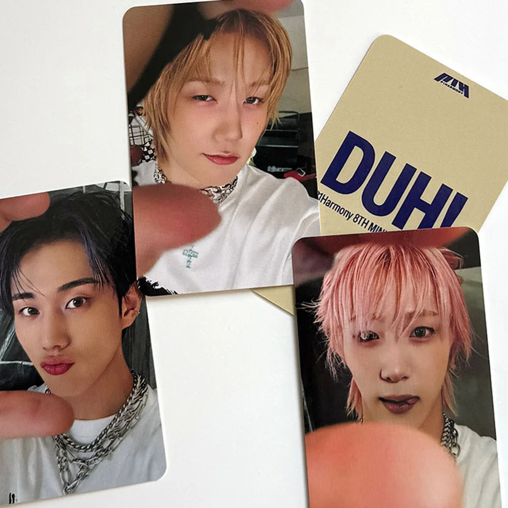 Hot Sale P1Harmony New Album DUH HD Photocards Double Sides LOMO Cards KEEHO THEO JIUNG SOUL JONGSEOB Gloosy Postcard Fans Gift