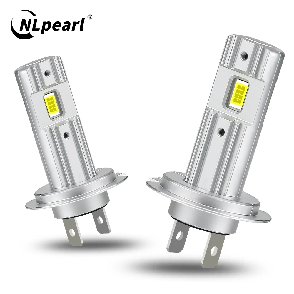 2pcs H7 LED Lights 1:1 Mini Size Head Lamp Wireless 16000LM CSP LED Chips H7 Car LED Headlight Bulb 6500K 12V