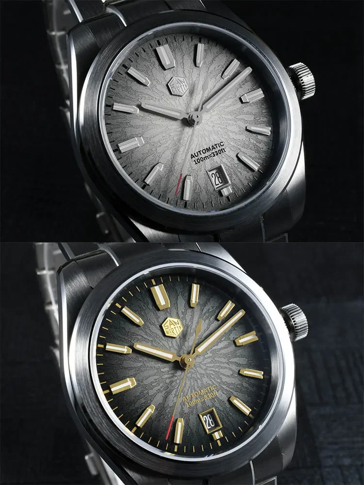 San Martin FKM SN0144 JianZhan Dial Gada 36/39/42mm Men's Luxury Dress Automatic Mechanical Watch Miyota 9015 Original Design