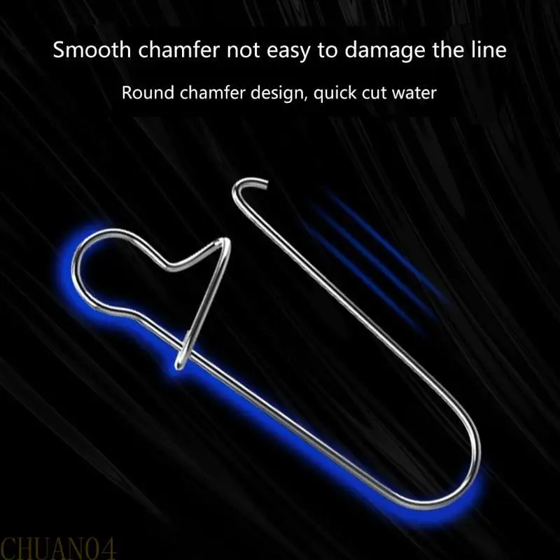 

A1A2 Fishing Swivels and Clip, Stainless Steel Barrels Fishing Swivels with Safety Snaps, Connector Clips Solid Rings Swivels