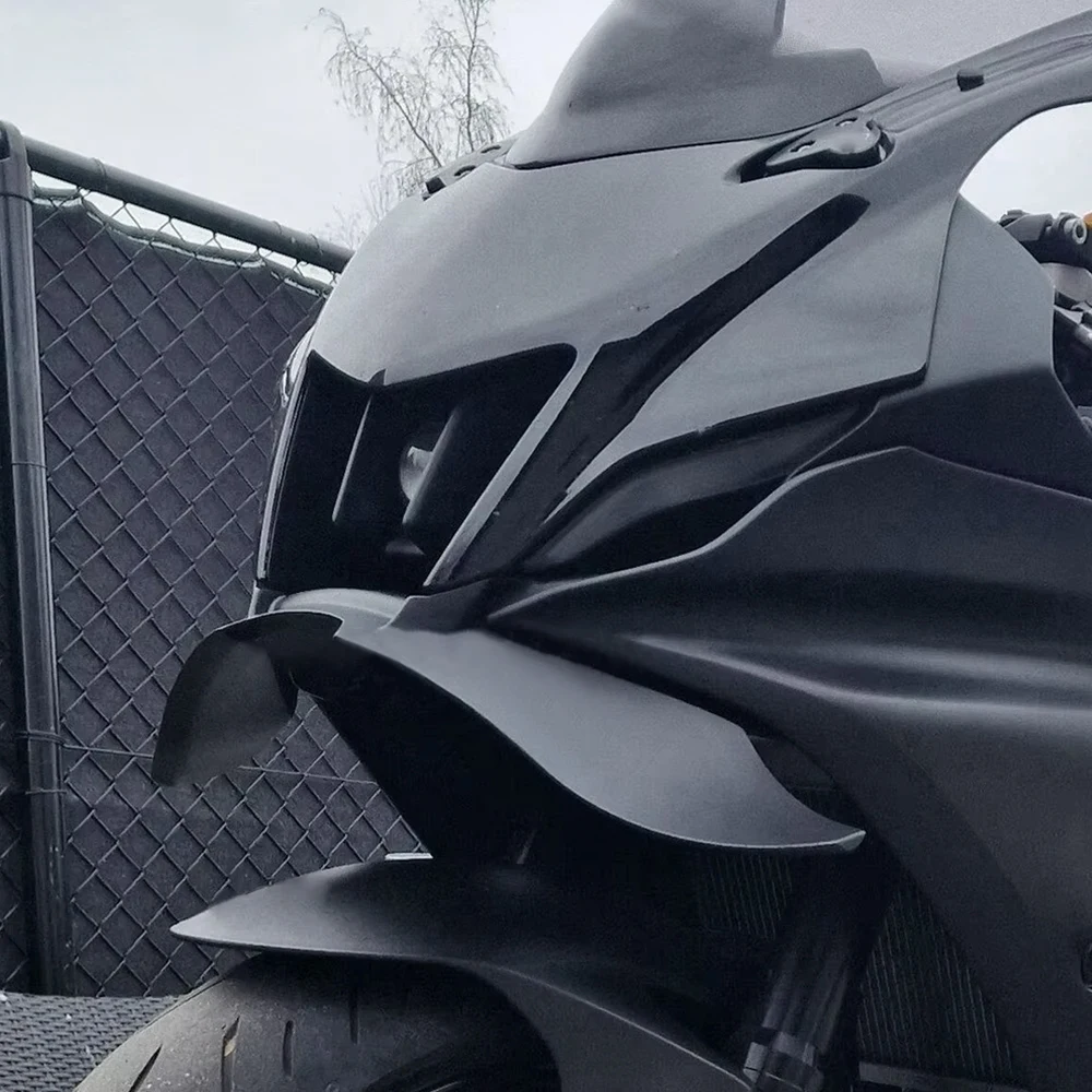 Moto Downforce Winglet Aerodinamico Ala Spoiler Anteriore Kit Nuovi Accessori Per YAMAHA YZF-R7 yzf R7 2022 2023 2024 2025