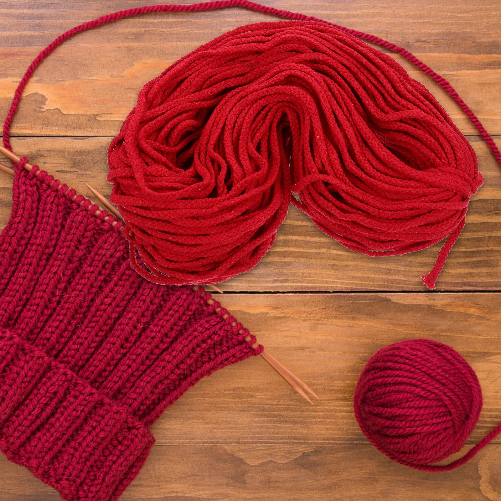 

1 Roll Cotton Rope Hand Woven Diy Tapestries Clothesline For Craft Projects Woven Bag Thread Sewing Material Lightweight Craft