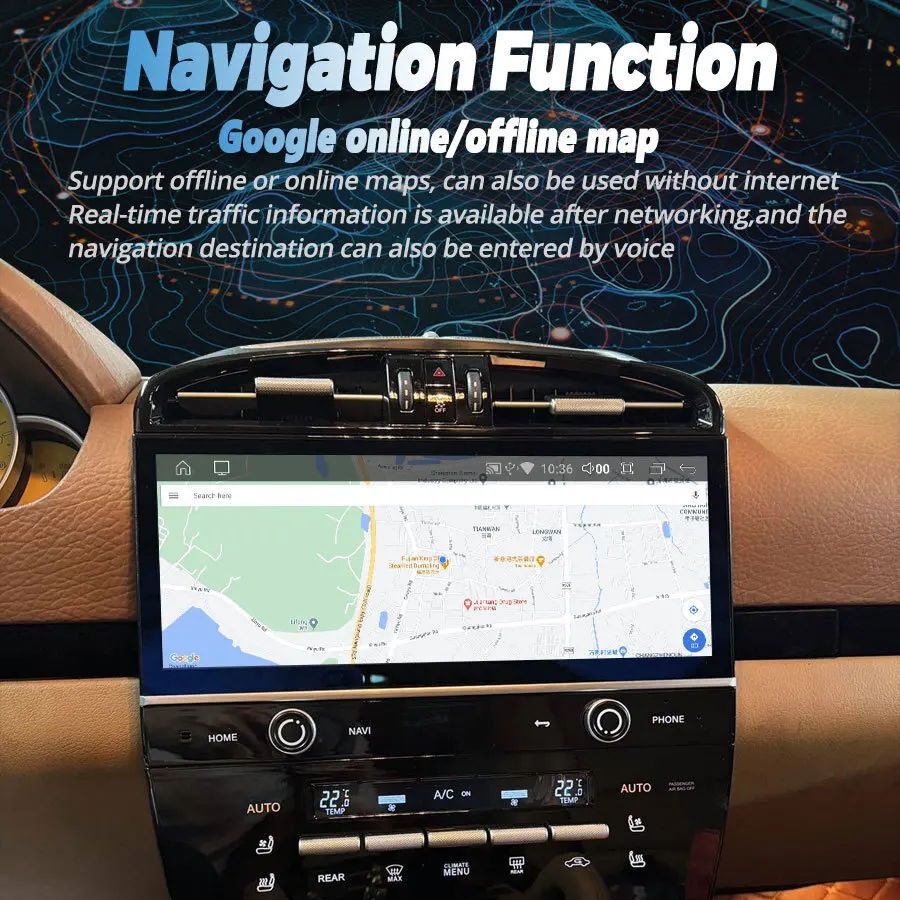 Radio de coche Carplay de 12,3 pulgadas para Porsche Cayenne 2010-2017 unidad GPS actualización a 2023 reproductor Multimedia con pantalla táctil Android Navi estéreo