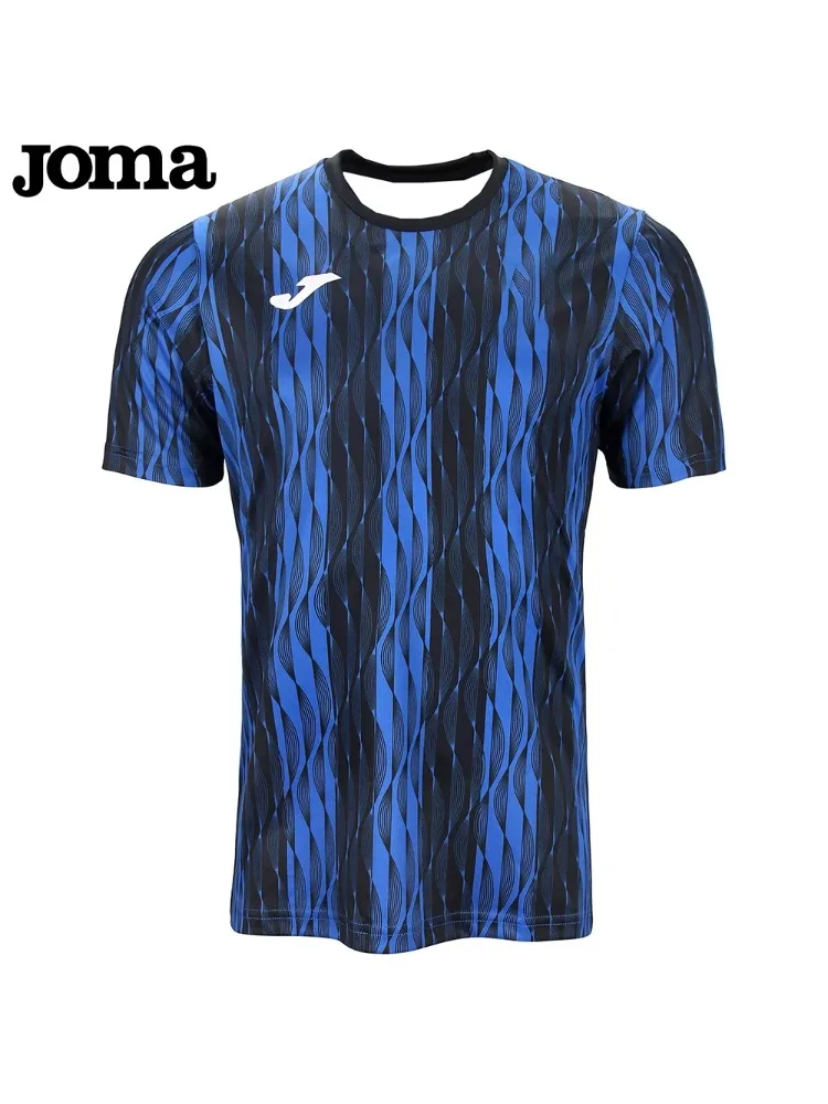 JOMA الصيف الرجال ثلاثية الأبعاد نمط مطبوع عادية قصيرة الأكمام اللياقة البدنية في الهواء الطلق عالية الجودة التجفيف السريع تنفس تي شيرت رياضي #4