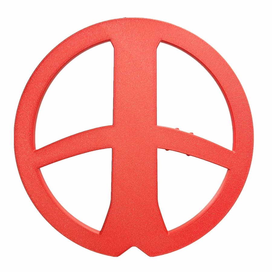 Metal Detectors Bumper Great 9” Round DD Search Coil Cover Skid Plat for XP Deus TPU Red