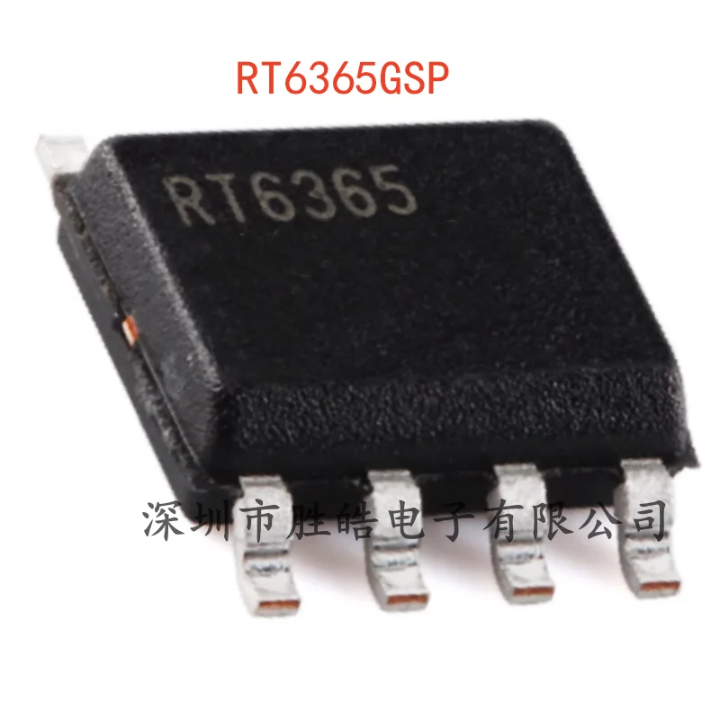 (5PCS)  NEW   RT6365GSP    60V 5A   Asynchronous Buck Converter Chip   SOP-8   RT6365GSP   Integrated Circuit