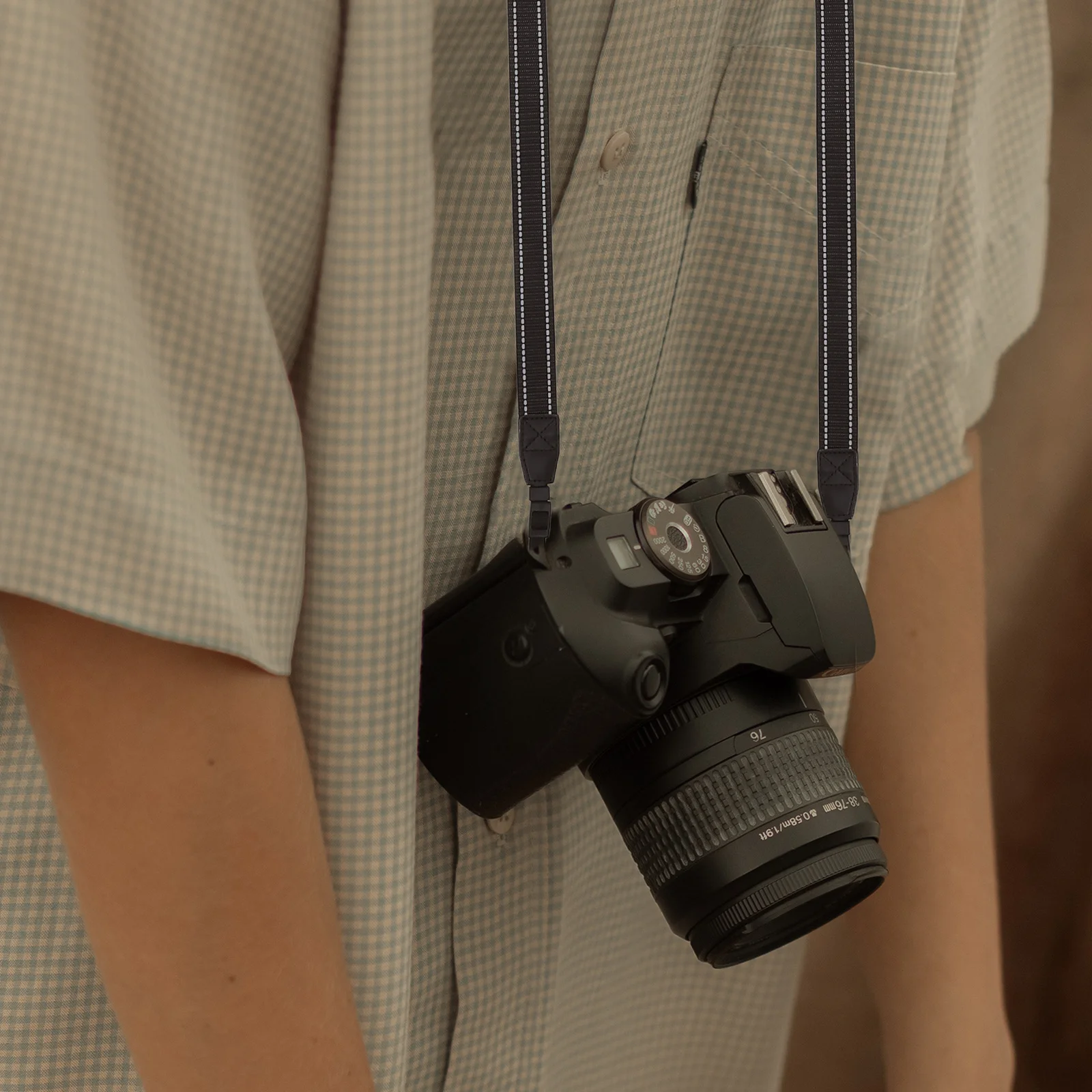 

Camera Shoulder Strap Ergonomic Adjustable Universal Neck Strap For Photographers Lightweight Durable Sling Compatible With