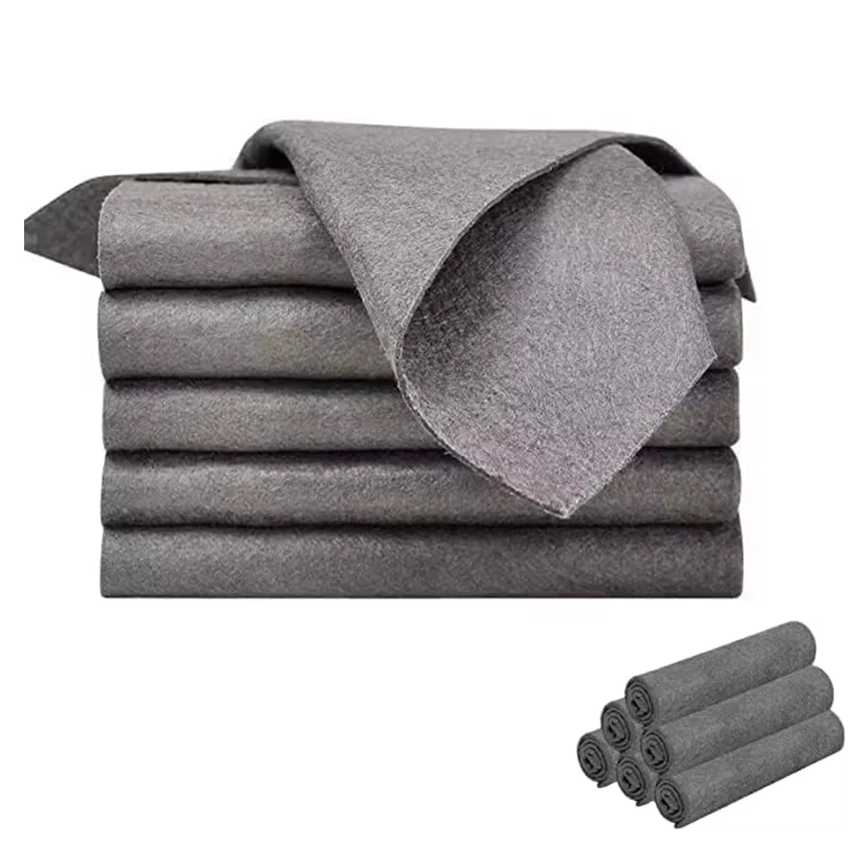 Microfiber Cleaning Cloth, 20*25cm Scouring Pads, Easy-to-Use Glass Cleaning Cloths, Absorbent and Residue-Free Fiber Cloths