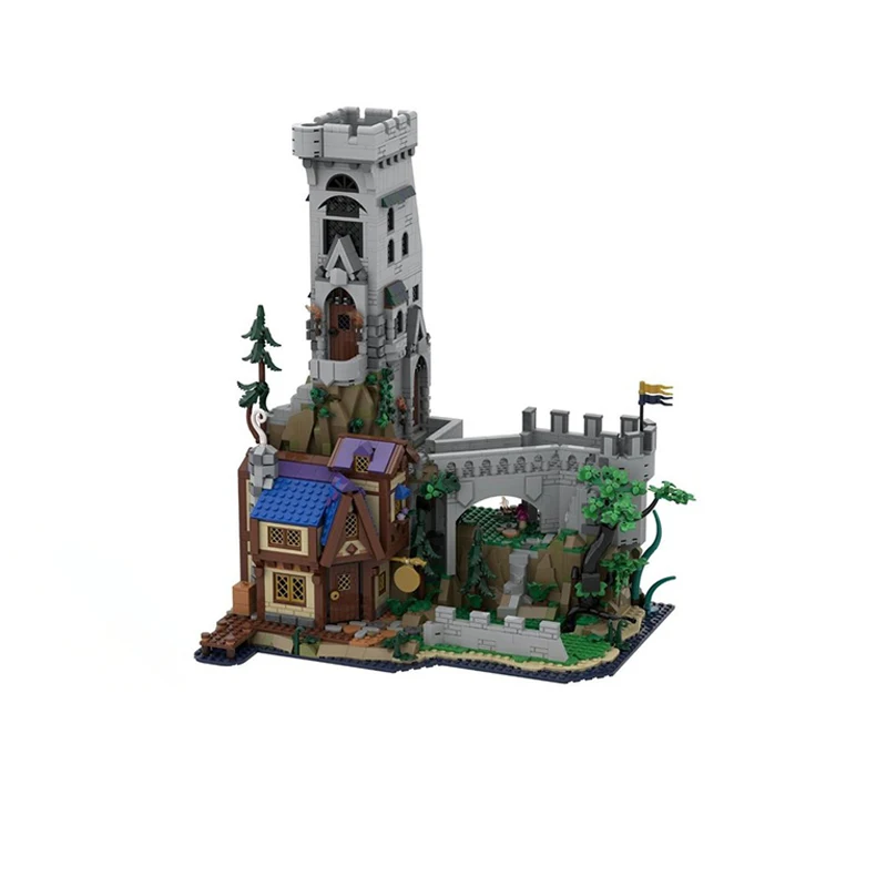 561 قطعة الأكثر مبيعا MOC القلعة الرمادية الإبداعية بنة نموذج وحدات لتقوم بها بنفسك مجموعة لعبة التجميع التعليمية لهدايا مهرجان الأطفال