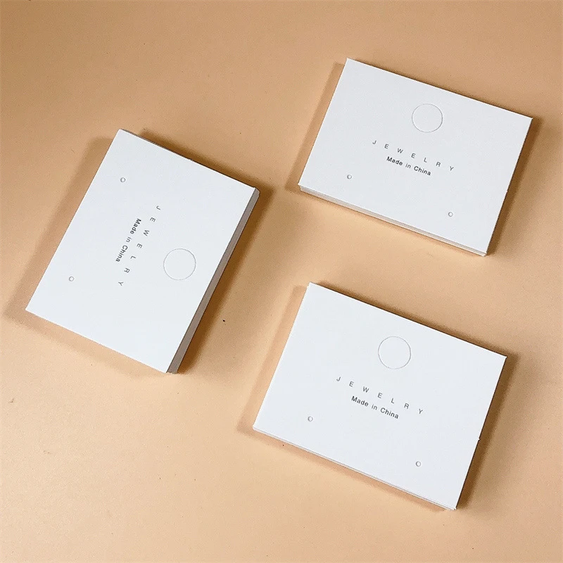 50Pcs Earring Display Cards Hang Tag DIY Jewelry Storage Packaging Cards Tags For Earrings Jewelry Making