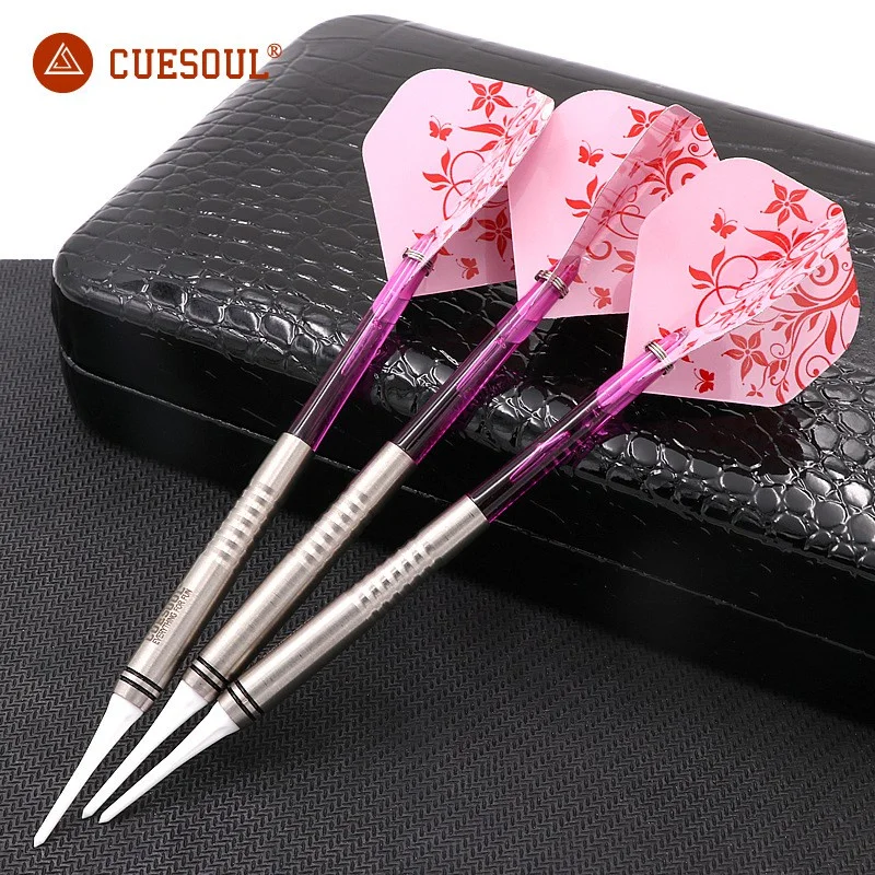 

CUESOUL 90% Tungsten Soft Tip Dart Set 16g/18g Professional Electronic Darts 3 pcs
