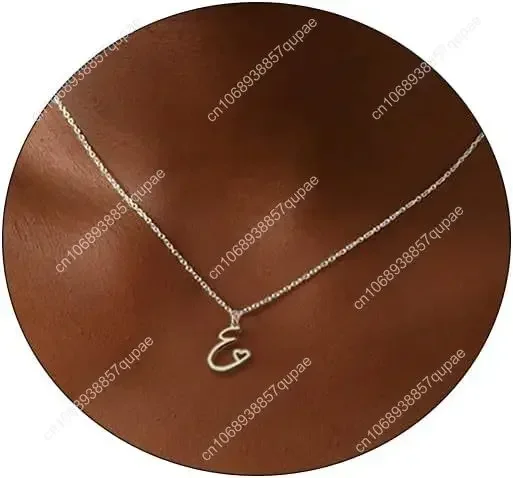 

Initial Necklaces for Women, Dainty 14K Gold/Silver Letter Pendant Necklace Trendy Simple Cute Necklaces Monogram Name