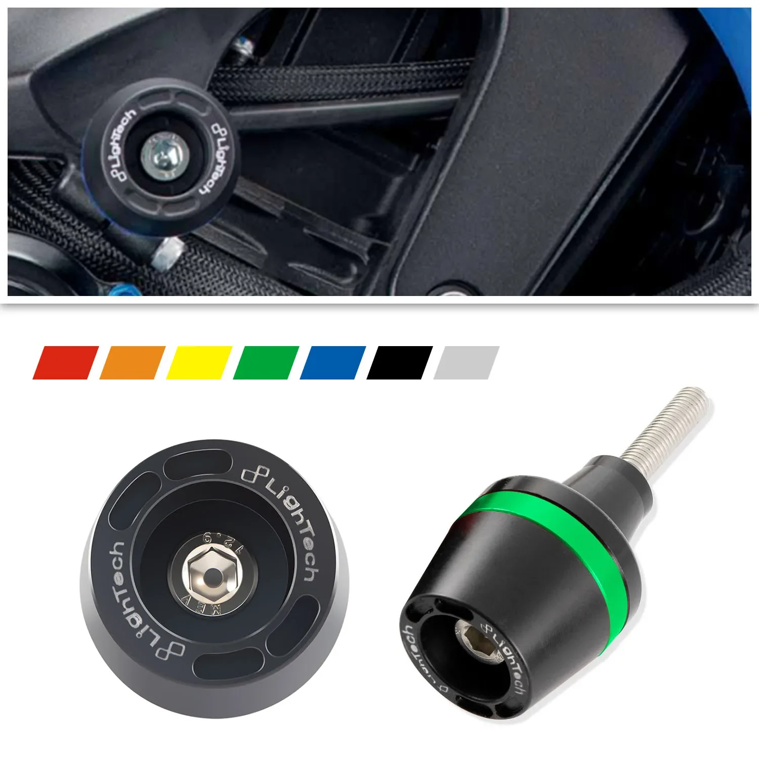 

For Kawasaki ZX-10R ZX10R 2011-2024 Motorcycle Accessories Frame Sliders Crash Pad Protector Falling Protection