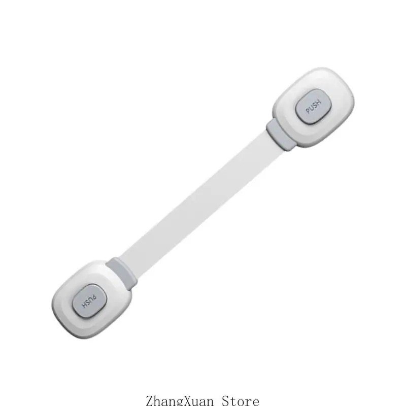 Sicherheits-Türverschlüsse, kein Loch-Design, glattes Schubladenschloss, kindersicher, sicherer Schrank, sicheres – Detail 3