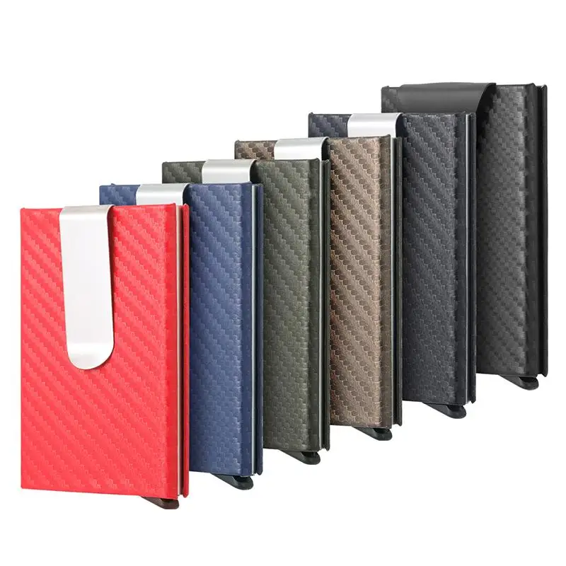 

Minimalist Wallet For Men & Women - Slim RFID Wallet, Scratch Resistant, Credit Card Holder & Money Clip, Easily Removable Money