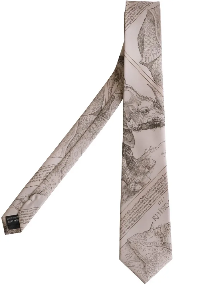 

High Quality Men Women Original Designer Vintage Print Satin Ties For Shirt Boy Girls Performance Necktie Tie TB449