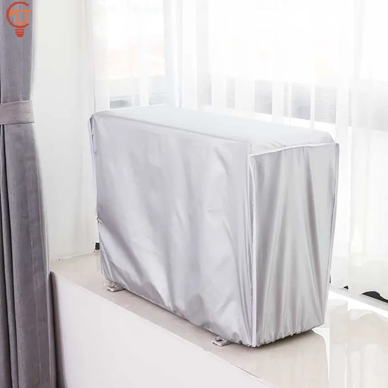 1pc Air Conditioner Cover From Sun And Rain Easy To Install Outdoor Air Conditioning Unit Cover Waterproof Protection