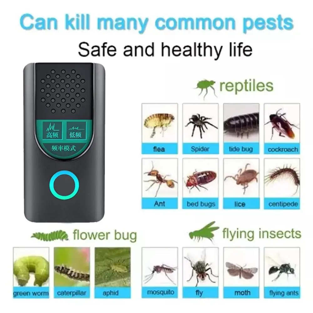 Ultrasonic Rat Repellent Anti Rat Pest Insect Electronic Ultrasonic Pest Control Mosquito Killer Only Chinese plug specification