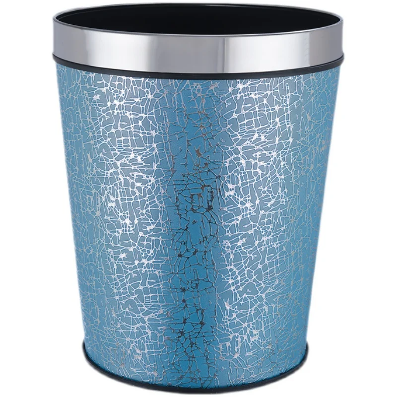 Waste Bin Room Garden Aesthetic Charms Bins Gold Recycle Cleaning Garbage Bucket Office Toilet Poubelle Home Items Bins