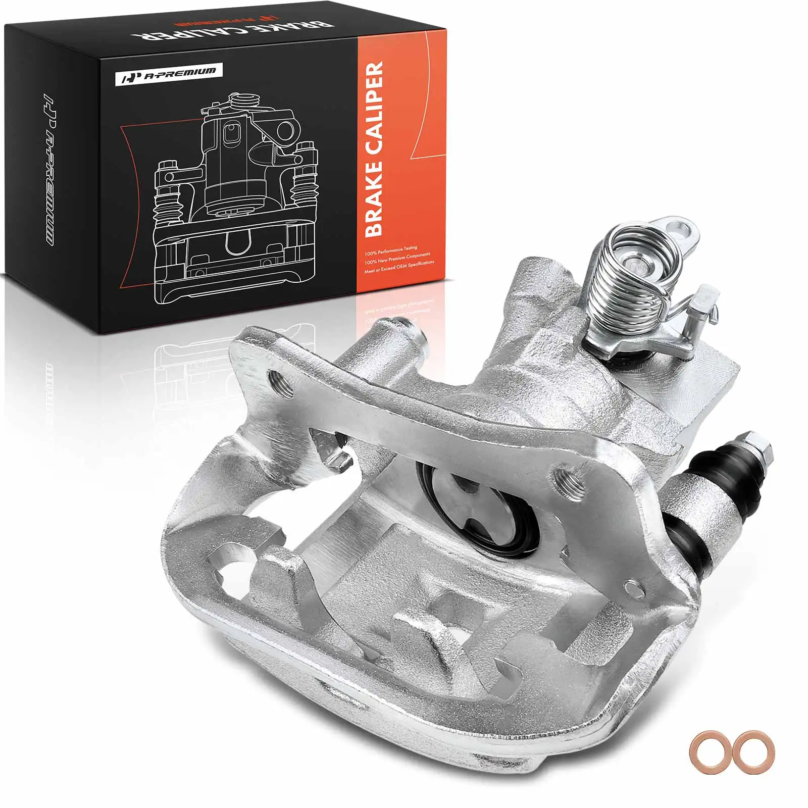 A-Premium Rear Driver Side Disc Brake Caliper with Bracket for Toyota MR2 Spyder 2003-2005