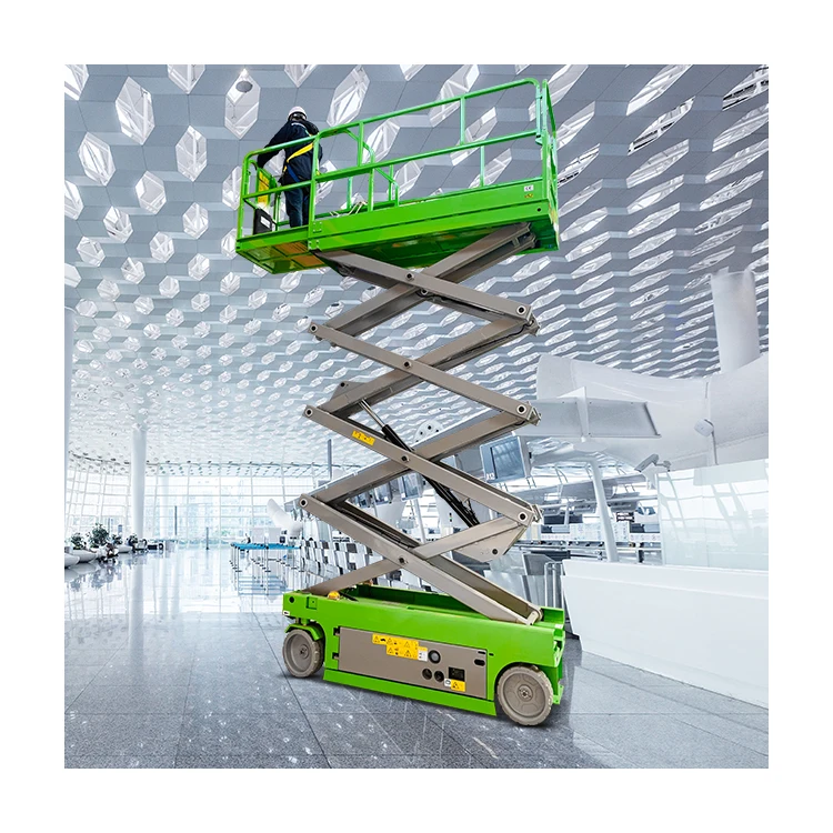 YG 6-10m Hydraulic Aerial Lifts Electric Semi-automatic Mobile Scissor Lift Tables Small Folding Scissor Lift