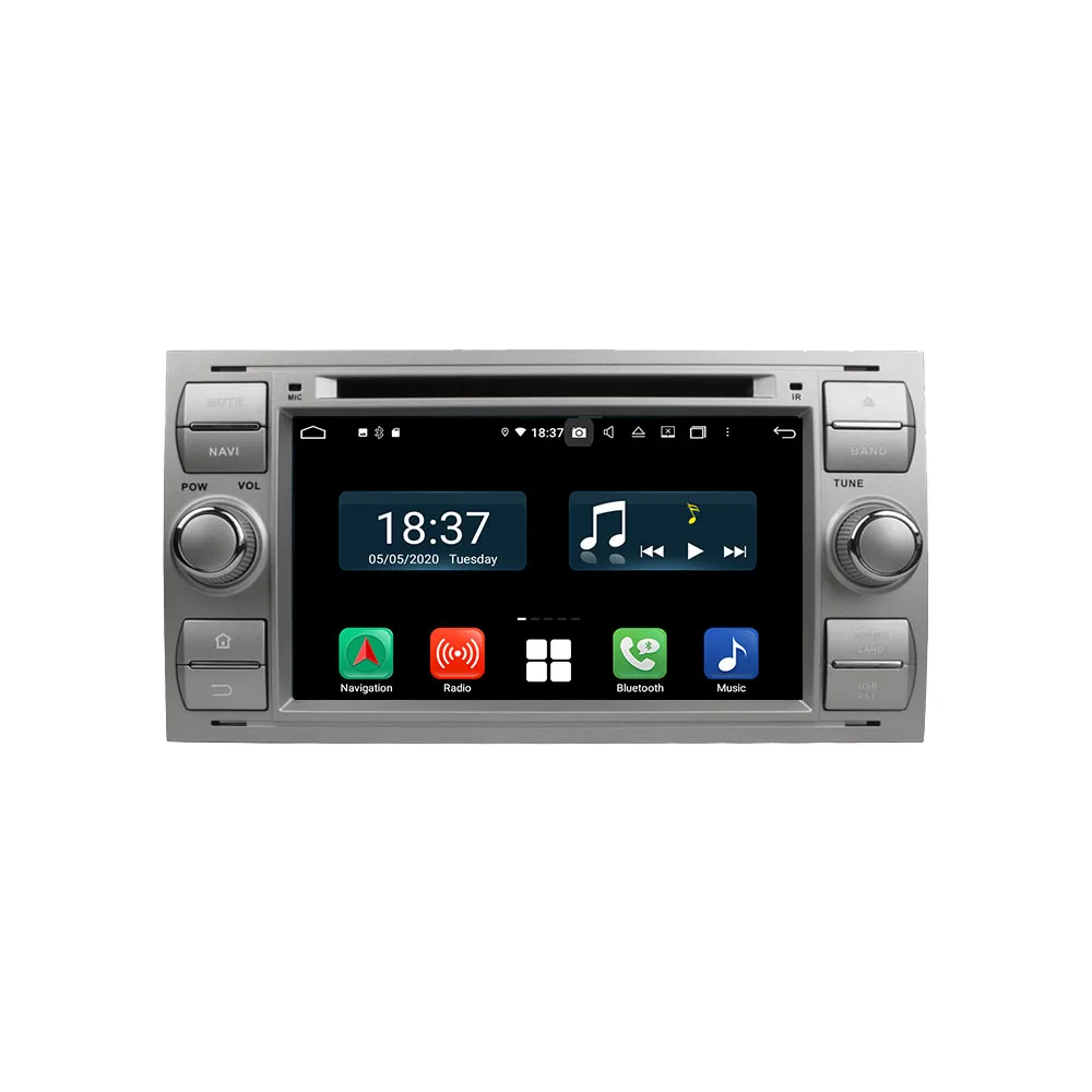 Android Car Multimedia Stereo Player For Ford Focus Mondeo S-max Kuga C MAX Galaxy Fiesta Transit Fusion Connect Kuga Radio GPS