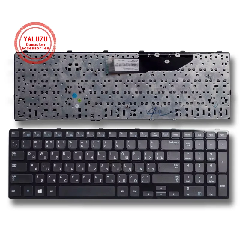 

YALUZU NEW For SAMSUNG NP350E7C 350E7C 355E7C NP365E5C 350E7C 365E5C RU russian laptop Keyboard replace Keyboard RU layout black