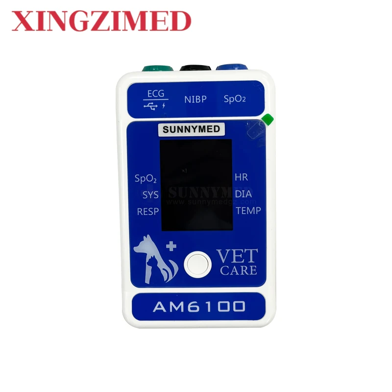 XINGZIMED SY-AM6100 Высококачественный ветеринарный многопараметрический монитор жизненно важных функций для клиники животных Цена