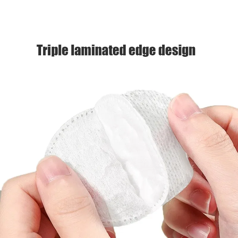 1/2/3 パックの丸い使い捨てクリーニングコットンメイク落としマニキュアリムーバーソフトフェイスクリーナーコットンパッドリムーバー