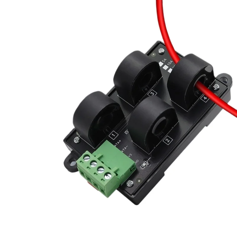 

AC current acquisition module communication type current mutual inductance sensor is closed and perforated