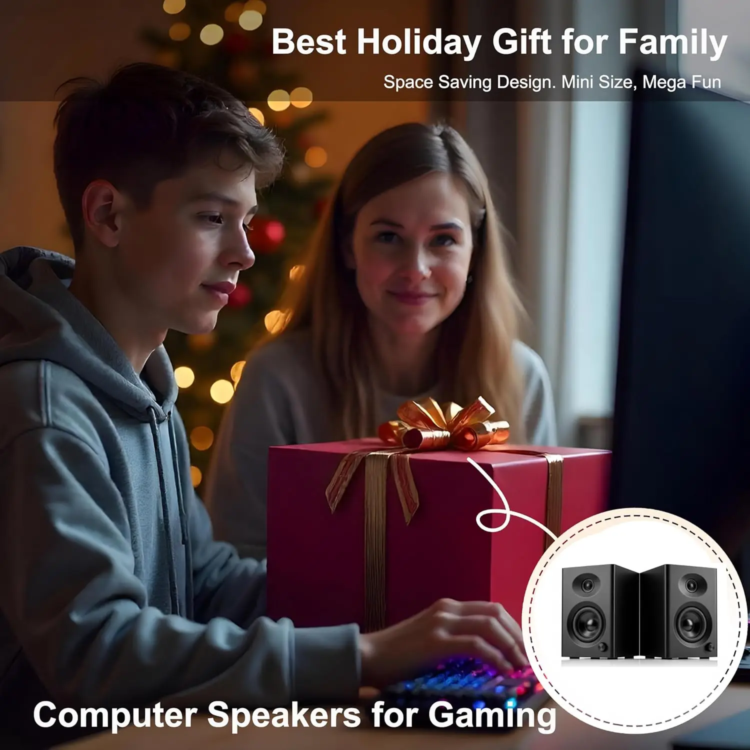 High-Output Stereo Desktop Speakers 4