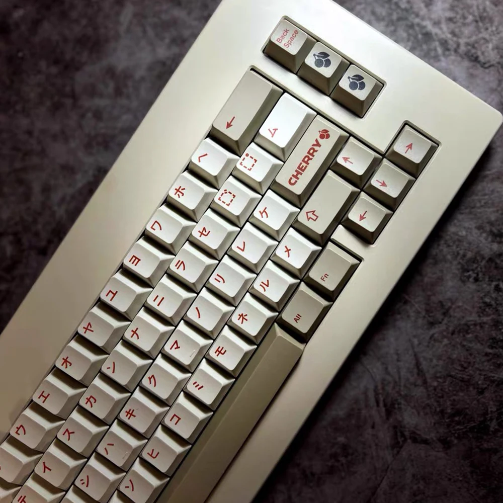 U9 l9 retro personalizado teclado keycaps pbt sublimação térmica cereja perfil chave bonés francês japonês raiz divisão espaço