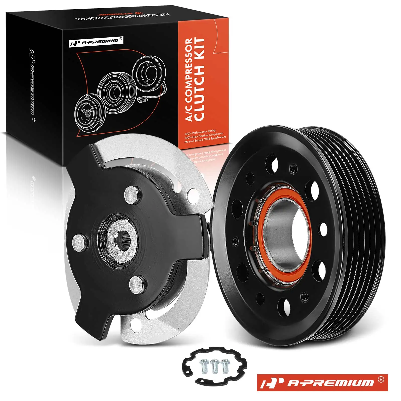 A-Premium AC Compressor Clutch Kit for BMW 320i 2012 2013 118i 2012-2013 120i 2005-2012