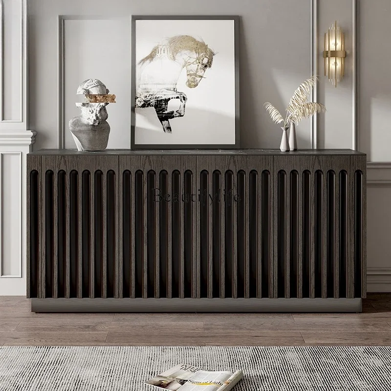 5New النمط الصيني مدخل خزانة مدخل الخشب الصلب ضوء خزانة خذاء نمط فاخر