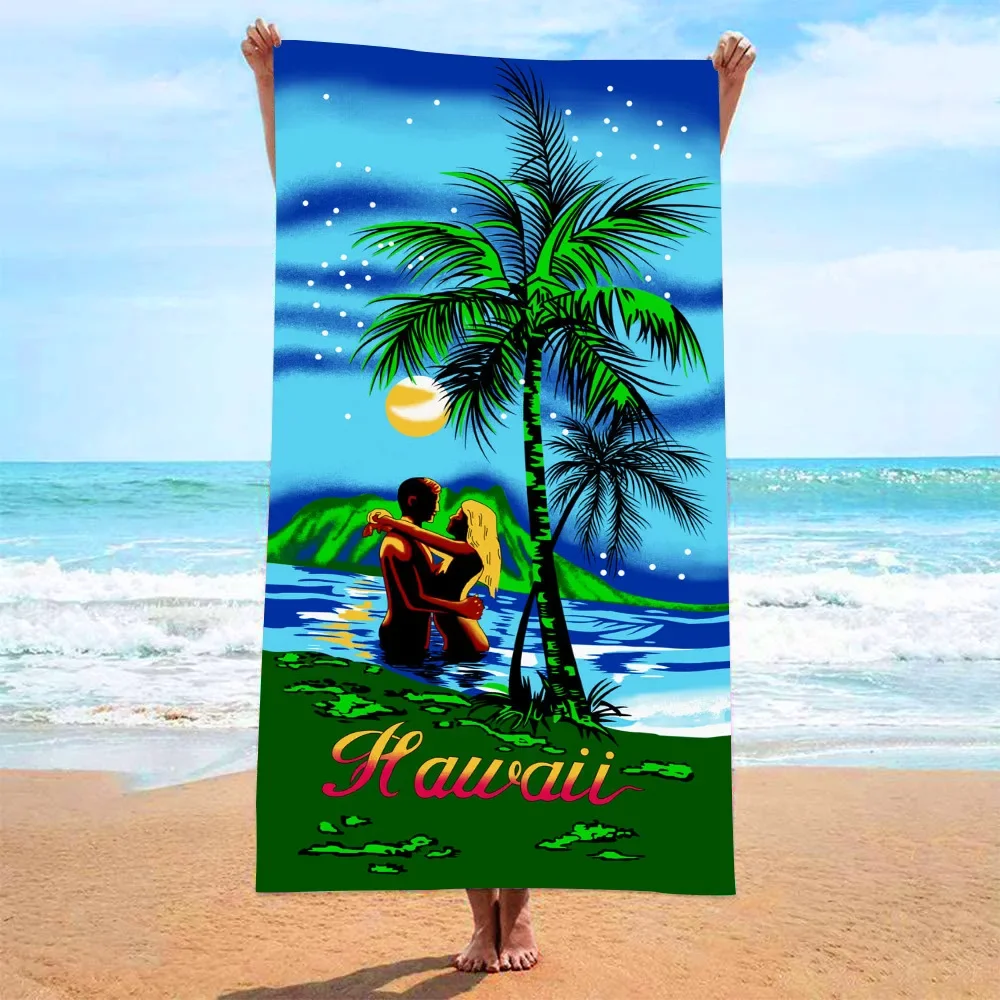 Customized Printed Beach Towel Sea Bath Towel Wholesale Price Pool Towels for Party Gift Vacation Picnic Personalized Towel