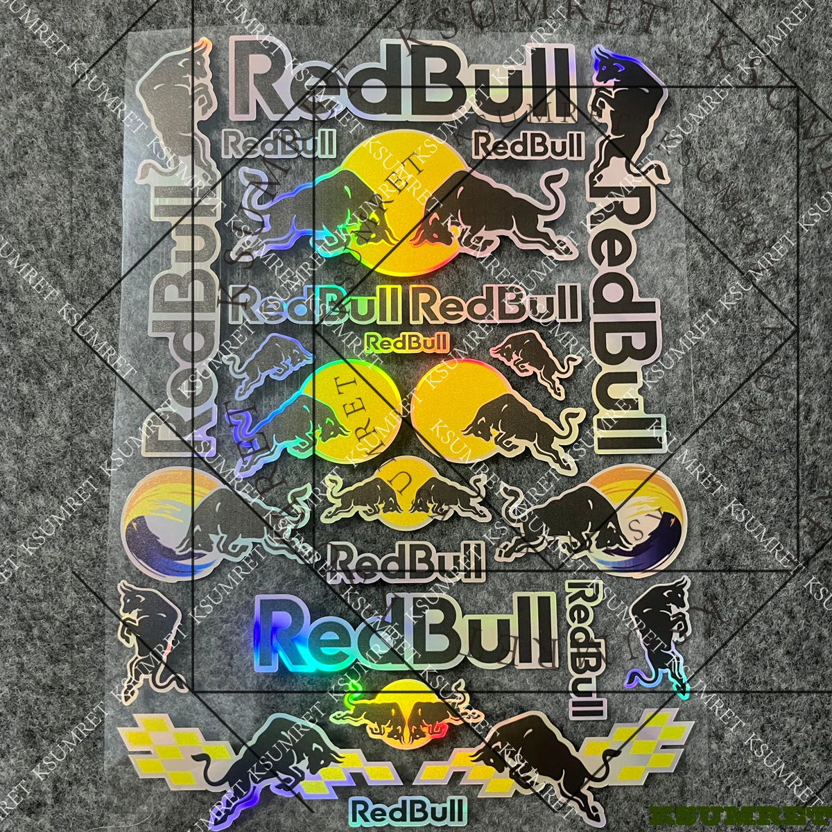 

Лазер для мотоцикла Red Bull, наклейки с логотипом, наклейка