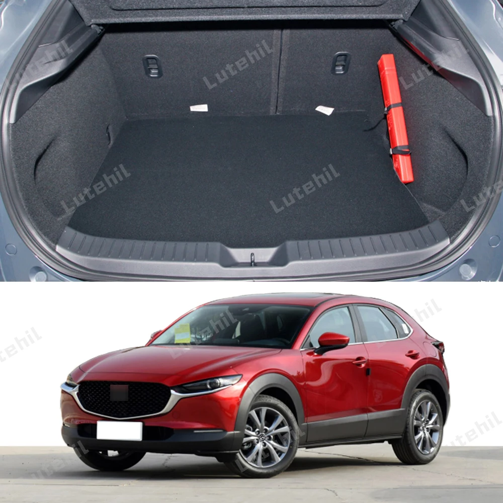 Car Floor Mats For Mazda CX-30 2019-2025 24 23 22 21 Trunk Mat Cargo Liner Protection Carpet Custom Floor Liners Accessories