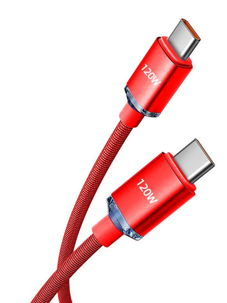 NNBILI 120W câble de Type C à Type C pour iPhone 16 17 Pro Max PD charge rapide USB C à C cordon de données pour Oneplus POCO OPPO Samsung