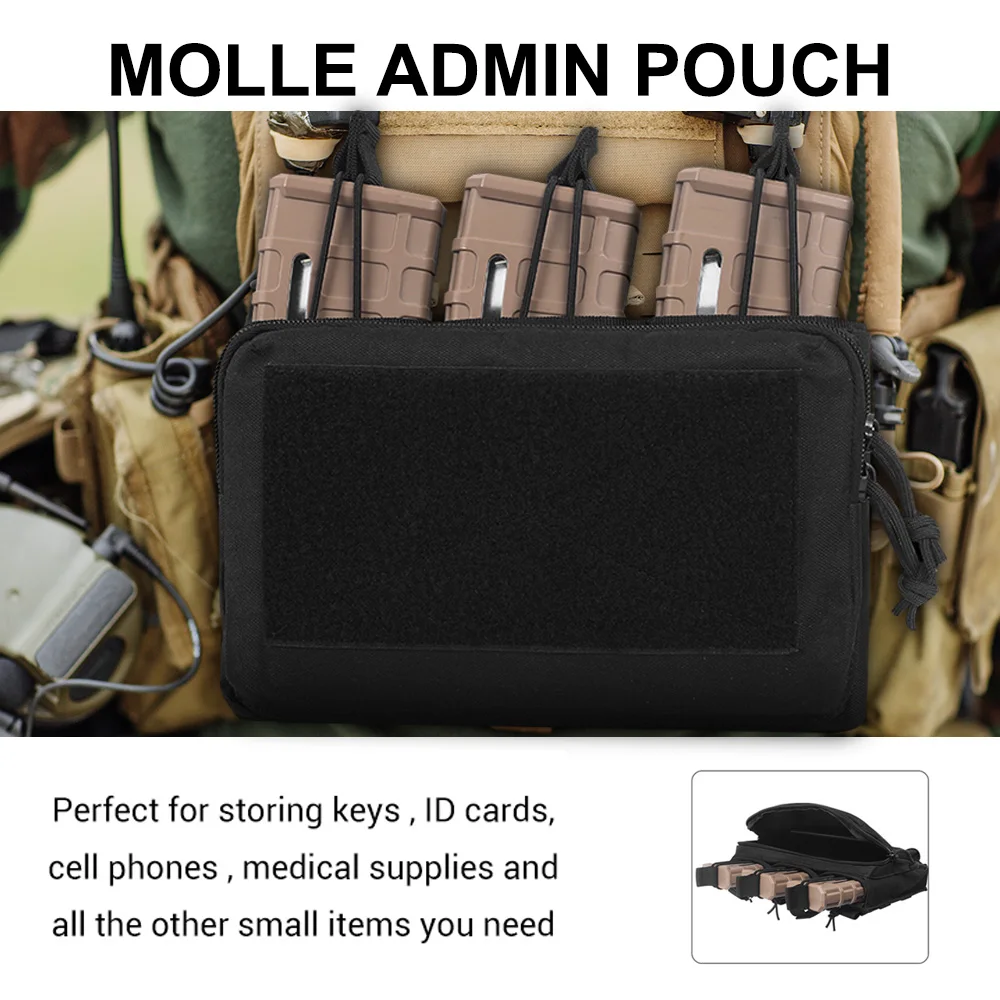 .223/5.56mm Triple Magazine Pouch Mag Bag Outdoor Molle EDC Pouch Open Top Cartridge Holder Bag Airsoft Hunting Accessories