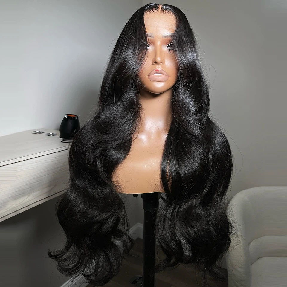 Charisma Long Body Wave Lace Front Wig Synthetic Wigs For Black Women Black Lace Wigs With Baby Hair Natural Hairline Daily Wear