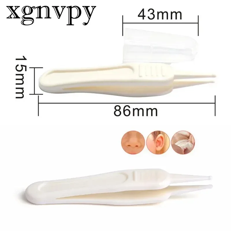 xgnvpy Booger Clip Baby Booger Clip Newborn Baby Child Nostril Cleaner Safety Tweezers Round Head Clip