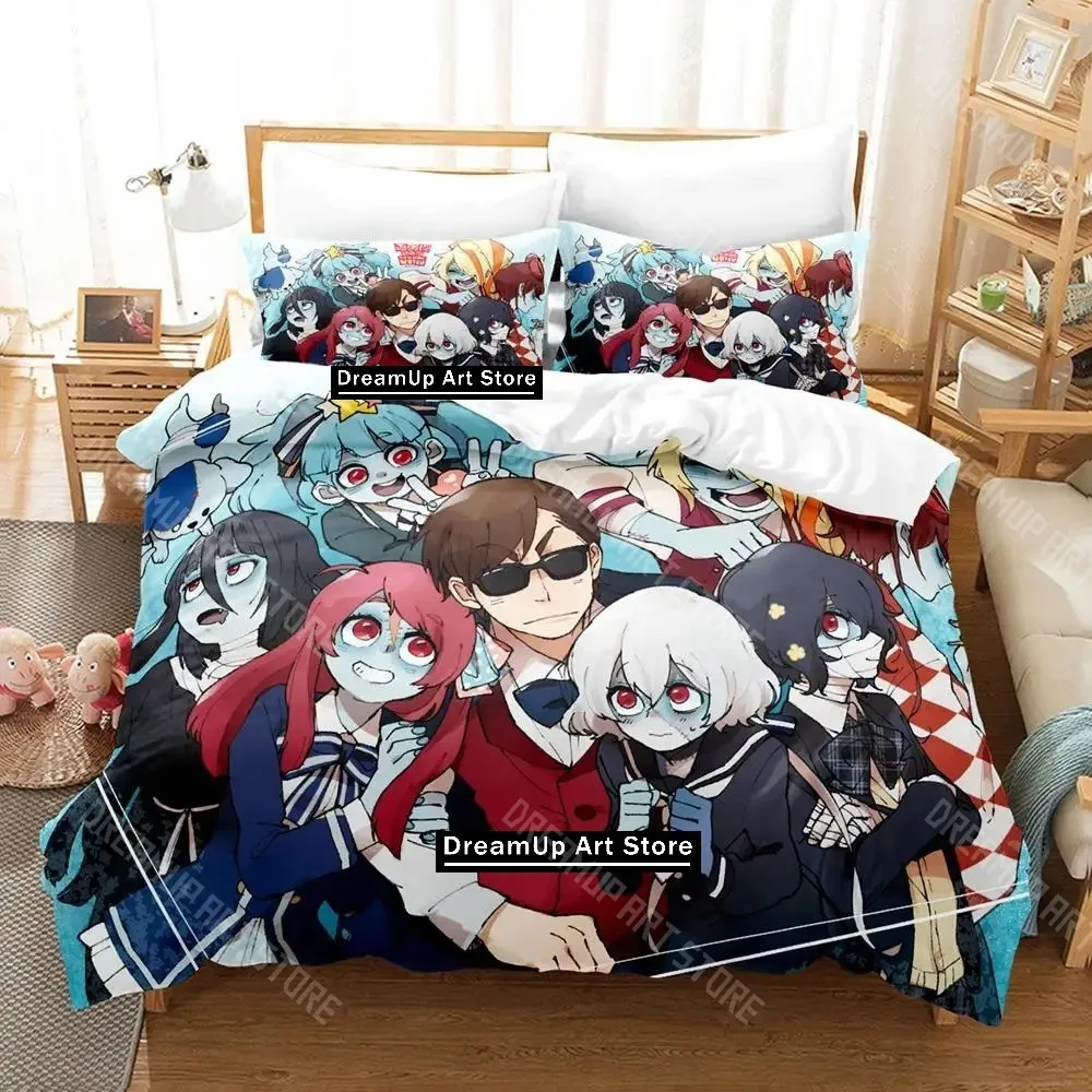 3D Printed Zombie Land Saga Bedding Set for Boys Girls Duvet Cover Pillowcase Twin Queen King Full Single Double Sizes
