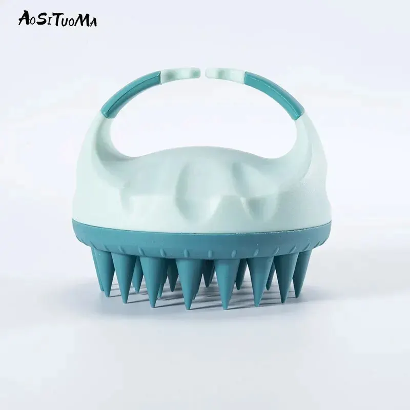 Scalp Scrubber, Shampoo, Brush, Massager, Clean Scalp, Comb, Handle, Shampoo Brush, Scalp Exfoliating Brush, Massage Comb