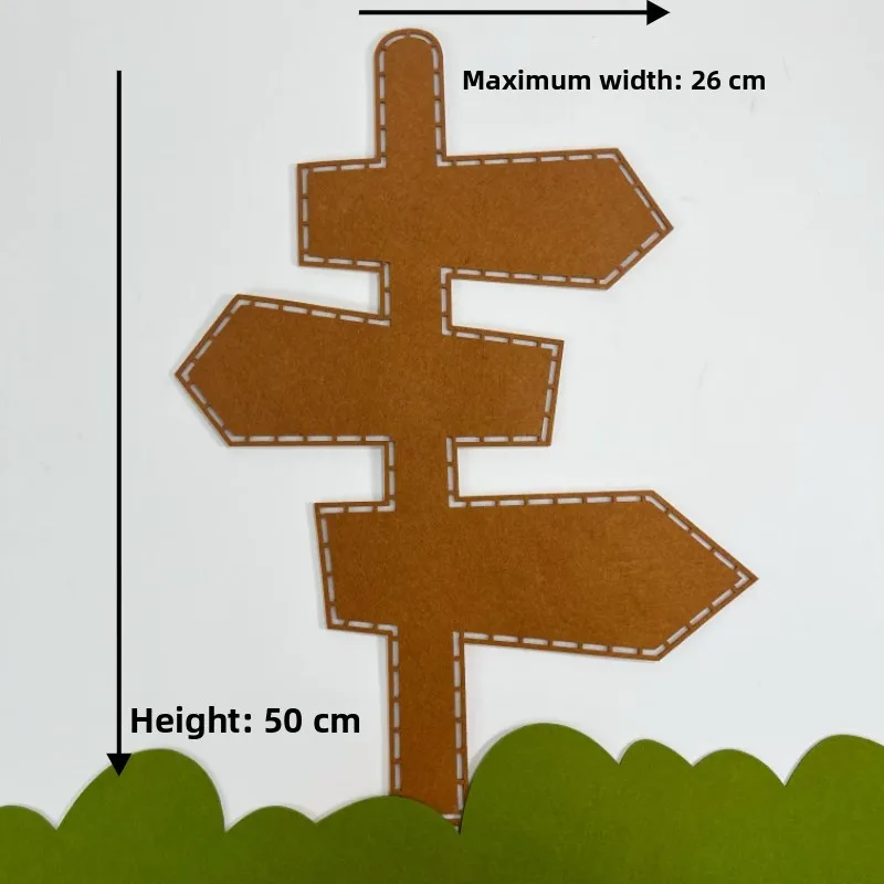 Culture Theme Wall Stickers Non-Woven Fabric Primary School Blackboard Decorative Material Kindergarten Class Setup Materials
