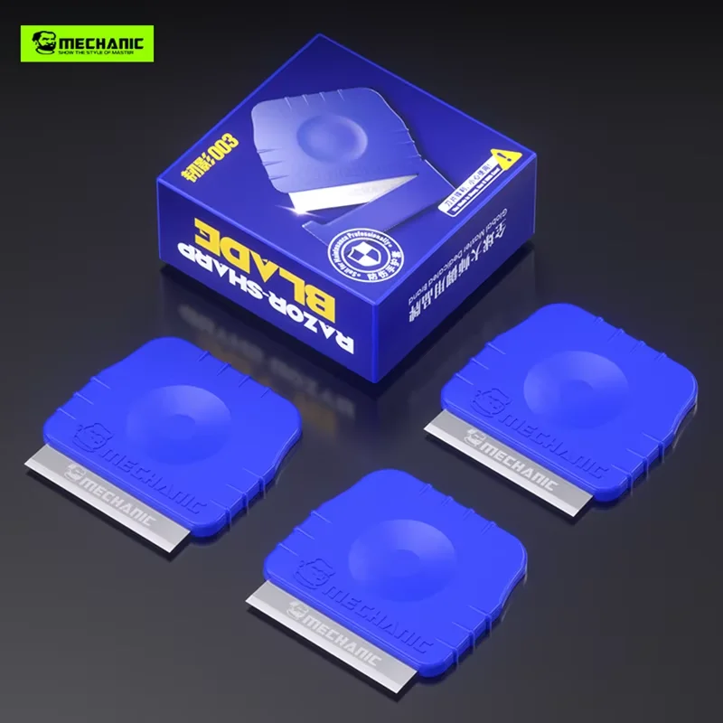 MECHANIC Sharp Blade Repair and Disassembly Pick Curved Screen Disassembly Blade for Mobile Phone Android IPad Repair Tools Set