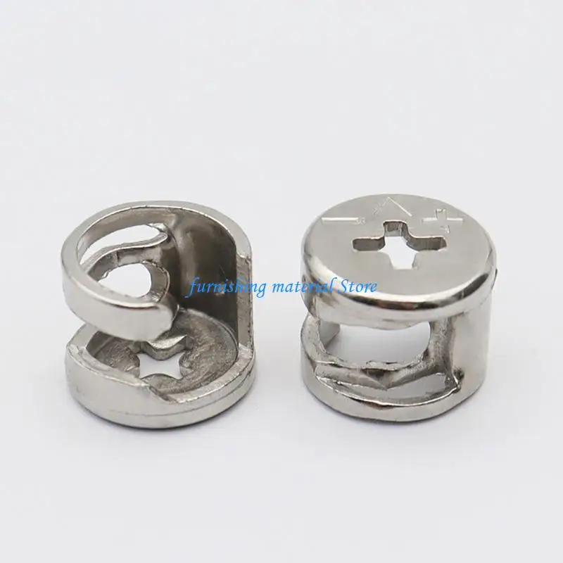 

Y5GD 100Pcs Eccentric Wheel Furniture Cams Lock Screws Nut Connectors 3 in 1 Cams Connector Bolt Fittings Fasteners Hardware