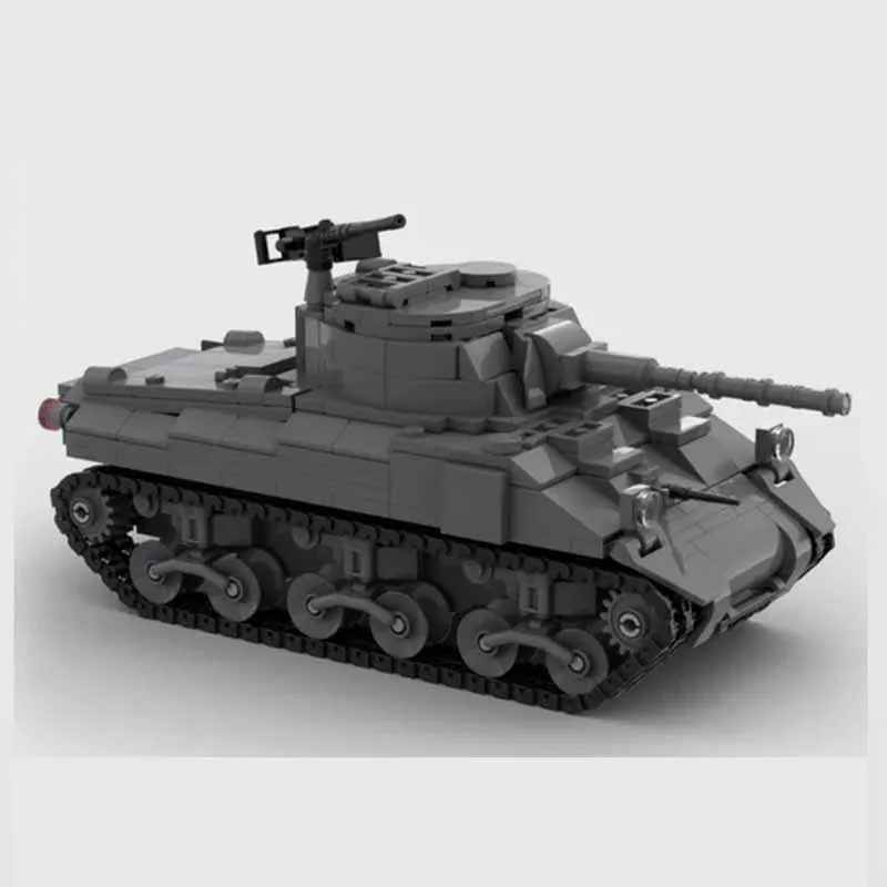 Moc Building Blocks Military Model Heavy Tanks M4 Technical Bricks DIY Assembly Construction Toys For Childr Holiday Gifts