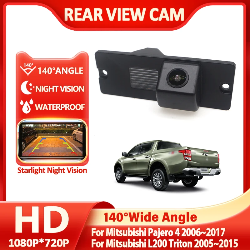 Car Rear View Reverse Backup Camera For Mitsubishi Pajero 4 2006~2016 2017 For Mitsubishi L200 Triton 2005~2015 For Parking HD